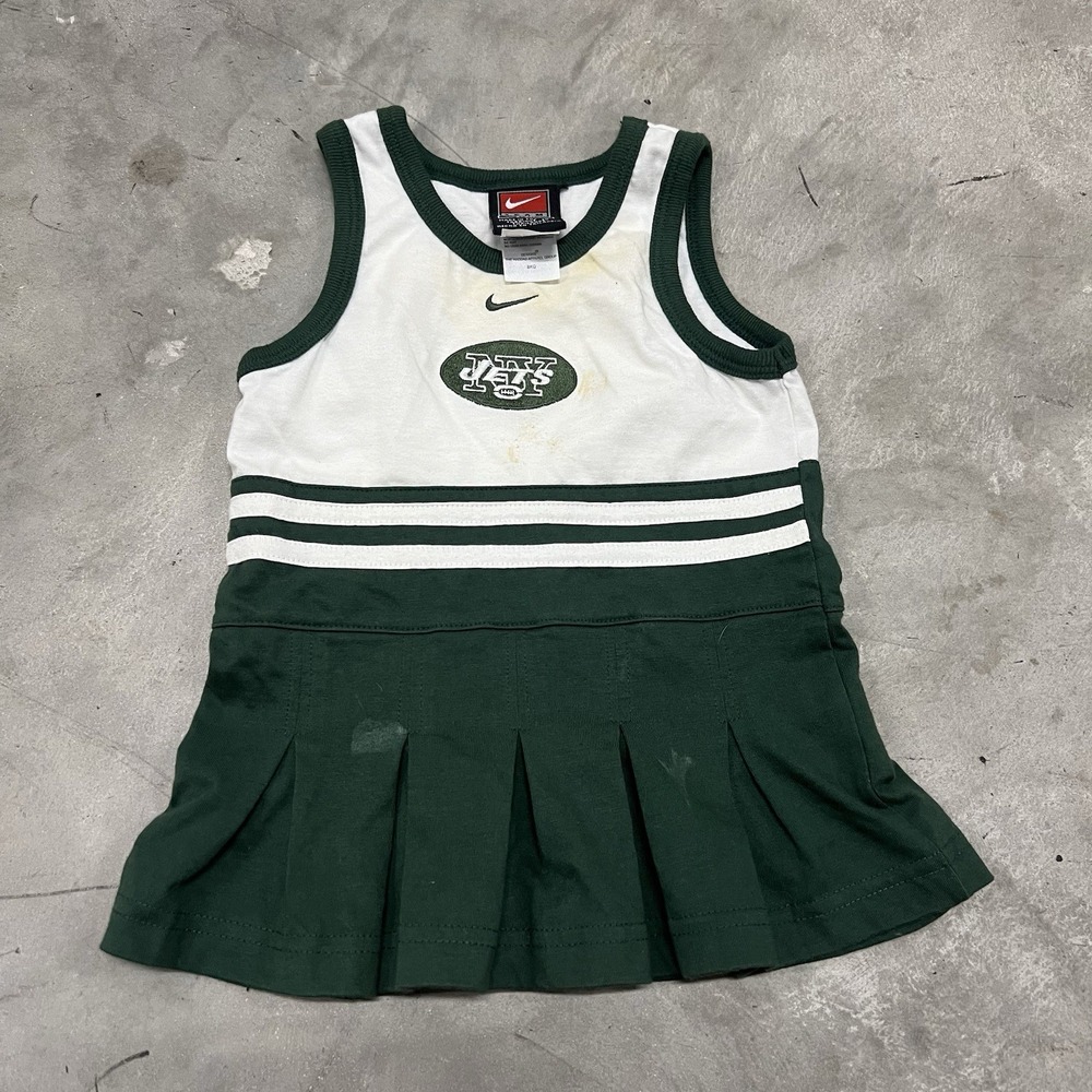 Nike Center Swoosh NFL New York Jets Infant Size 6-9 months Cheerleader dress